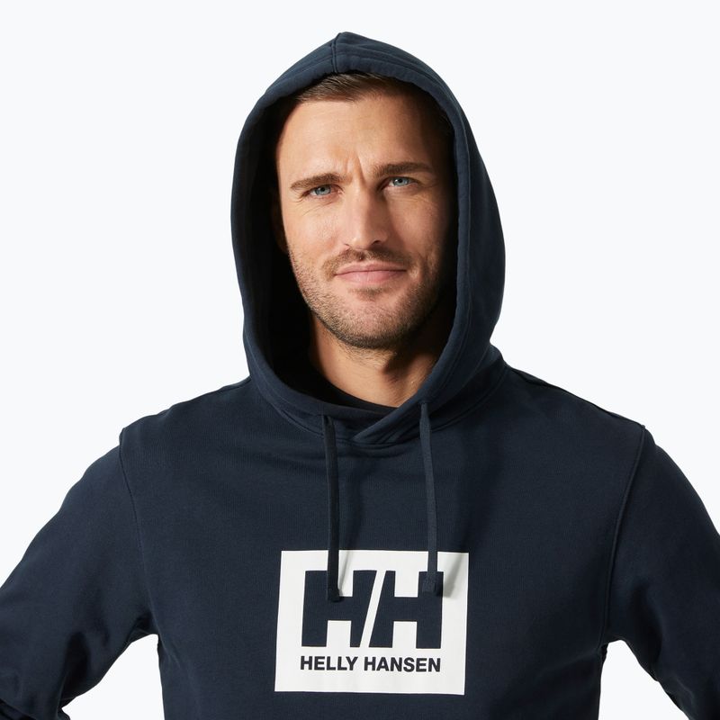 Pánská mikina Helly Hansen Box Hoodie navy 3