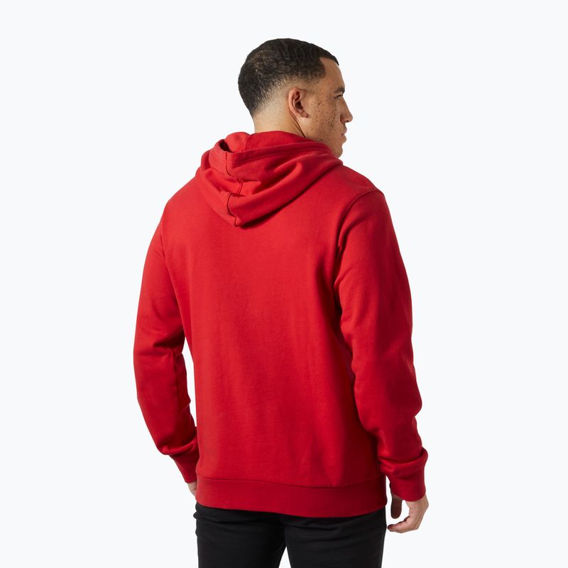 Pánská mikina Helly Hansen HH Logo Hoodie red 2