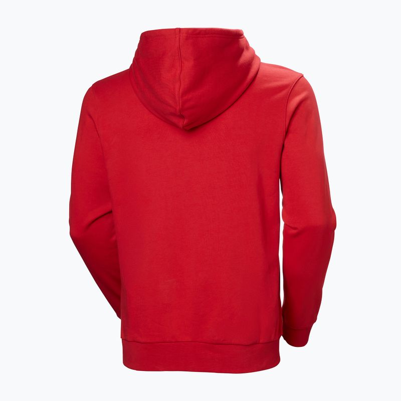 Pánská mikina Helly Hansen HH Logo Hoodie red 6