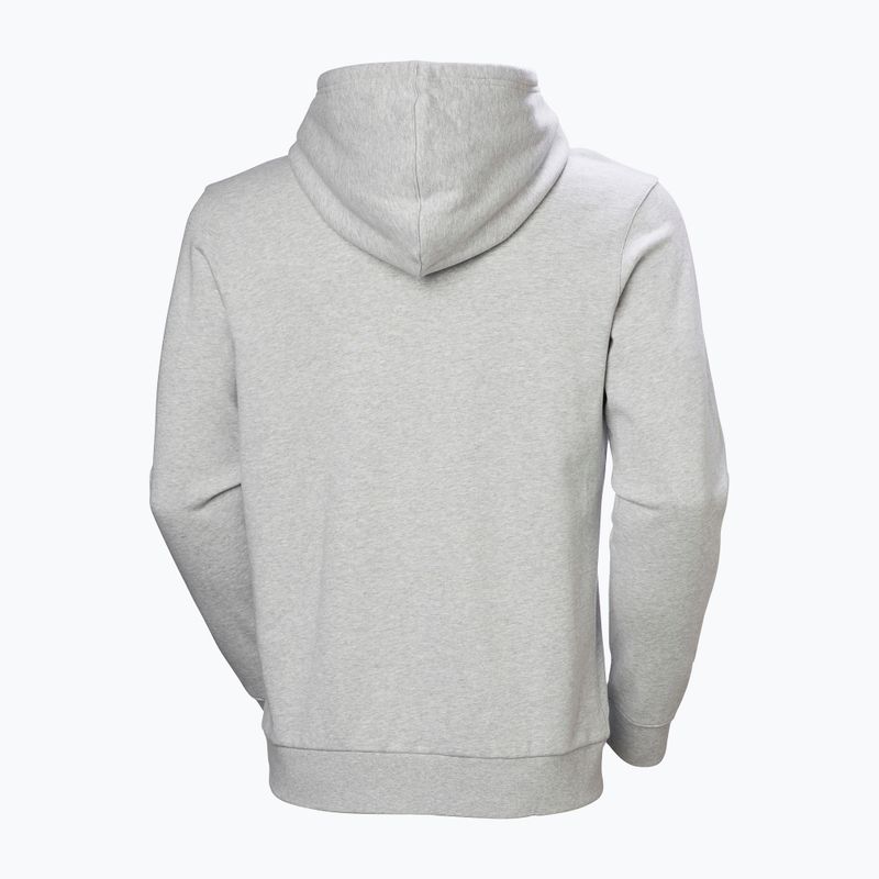 Pánská mikina Helly Hansen HH Logo Hoodie grey/melange 6
