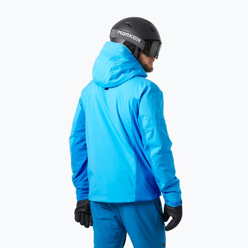 Pánská lyžařská bunda Helly Hansen Courchavel cyan 2