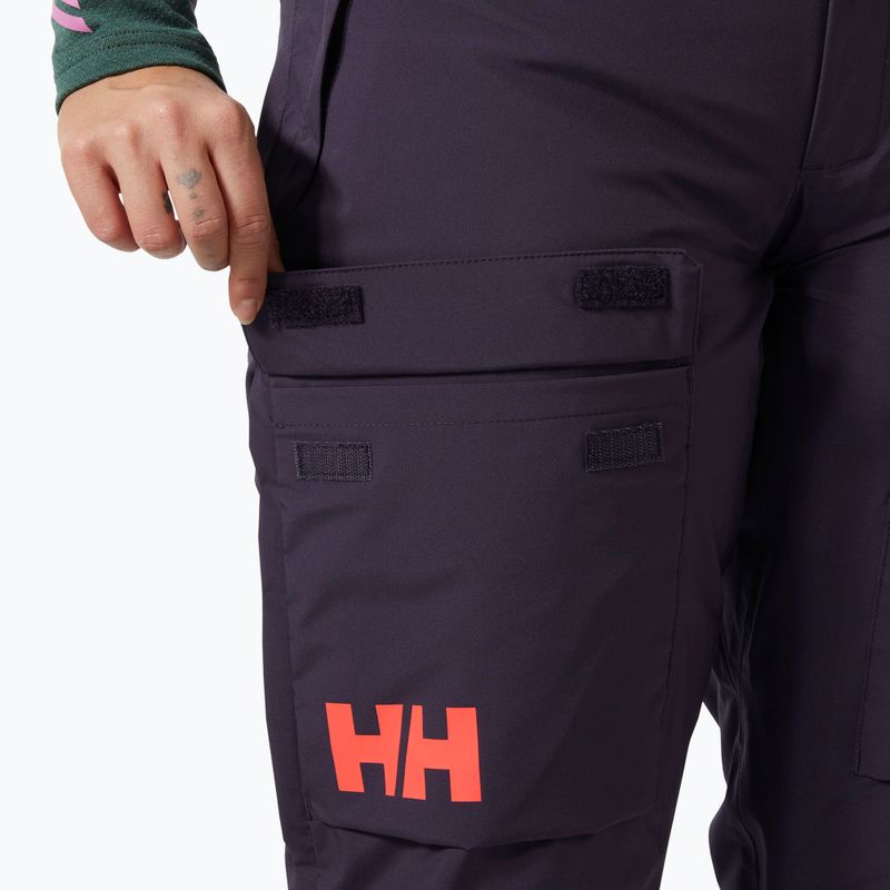 Dámské lyžařské kalhoty Helly Hansen Switch Cargo 2.0 black grape 4