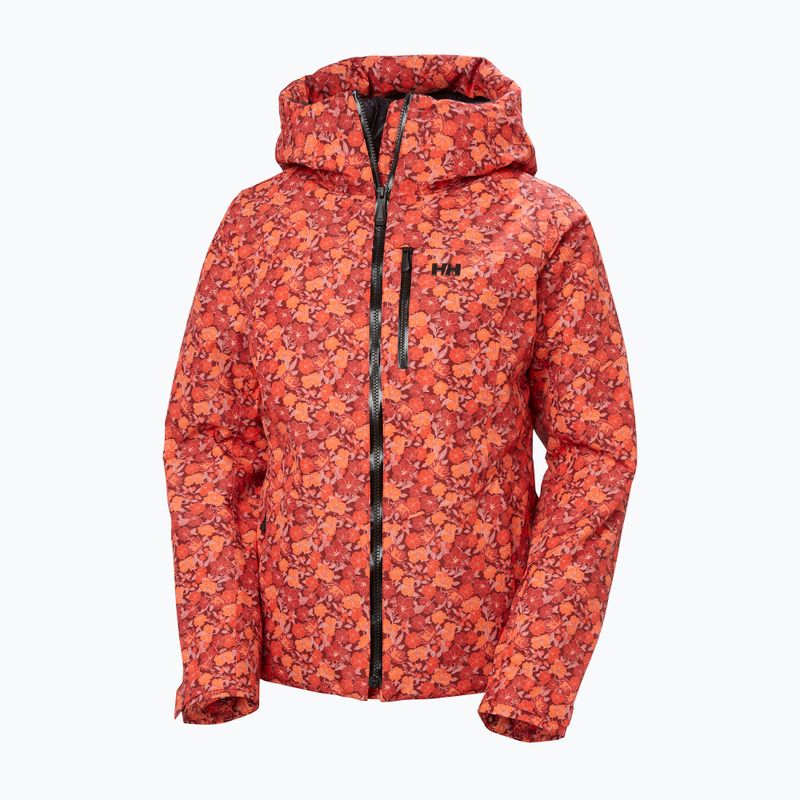 Dámská lyžařská bunda Helly Hansen Valdisere 3.0 red floral aop 9