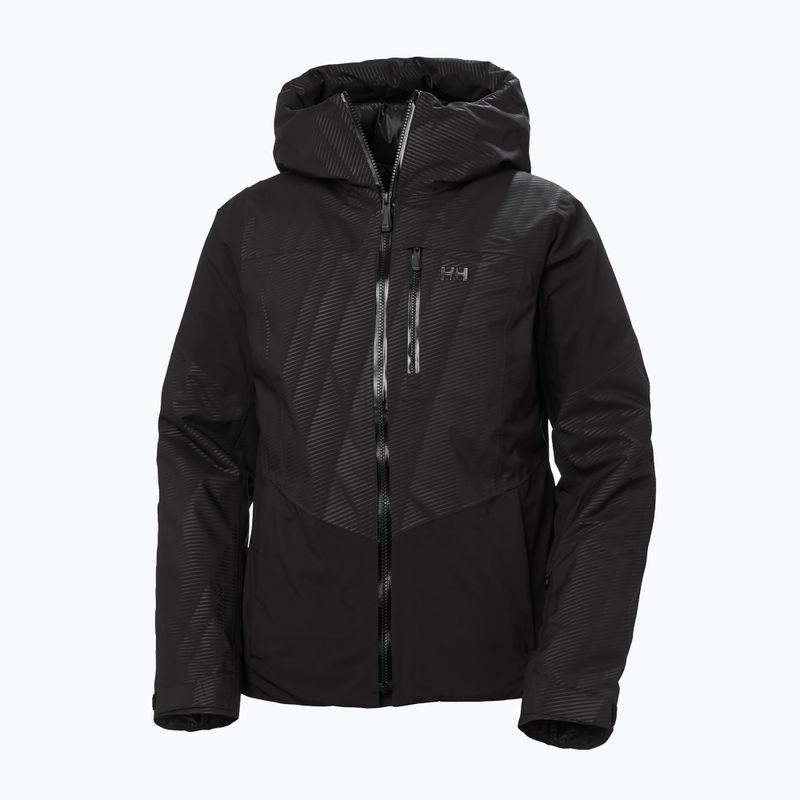 Dámská lyžařská bunda Helly Hansen Valdisere 3.0 black embossed stripes 10