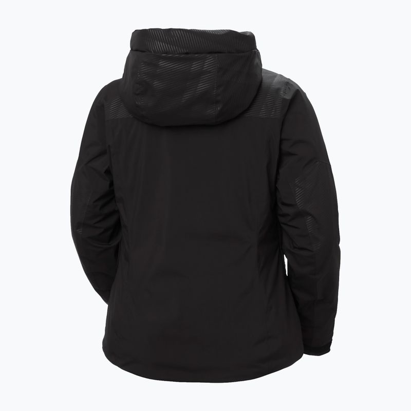 Dámská lyžařská bunda Helly Hansen Valdisere 3.0 black embossed stripes 11