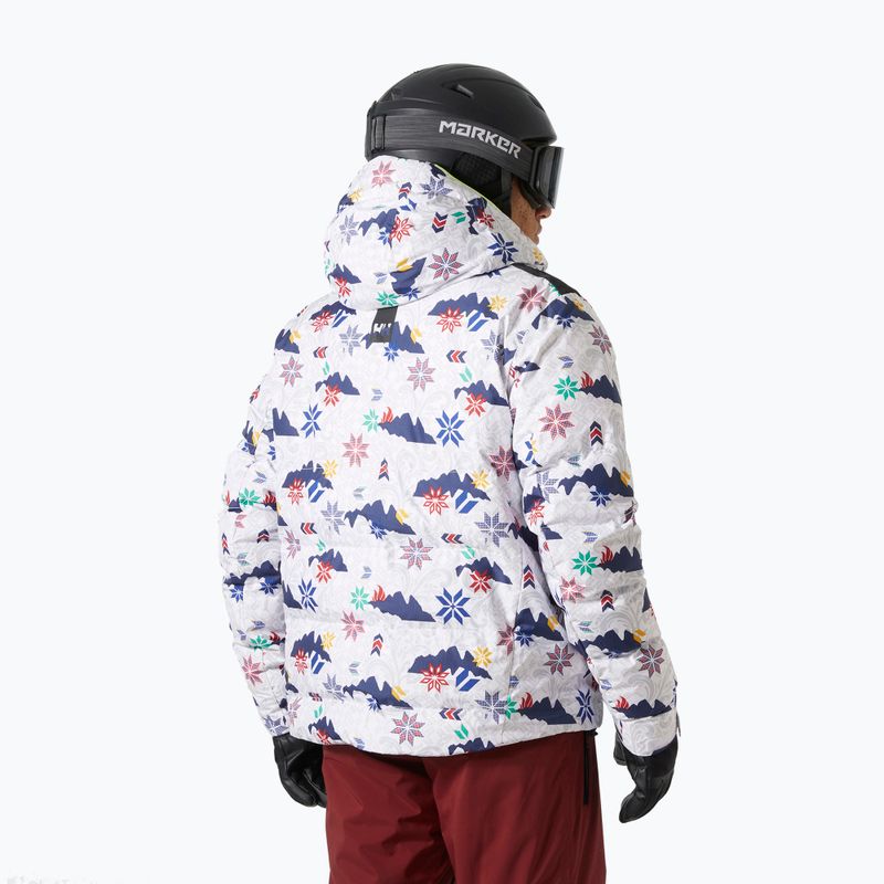 Pánská lyžařská bunda Helly Hansen Kvitfjell Race Puffy white olympics 2