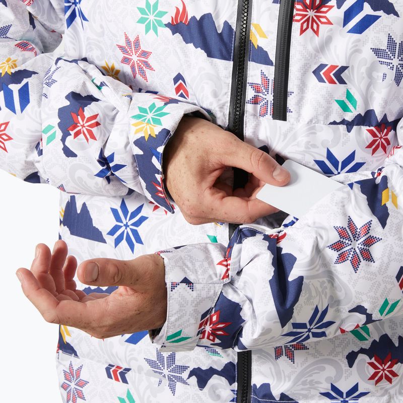 Pánská lyžařská bunda Helly Hansen Kvitfjell Race Puffy white olympics 4