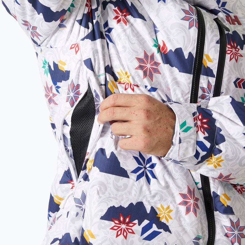 Pánská lyžařská bunda Helly Hansen Kvitfjell Race Puffy white olympics 5