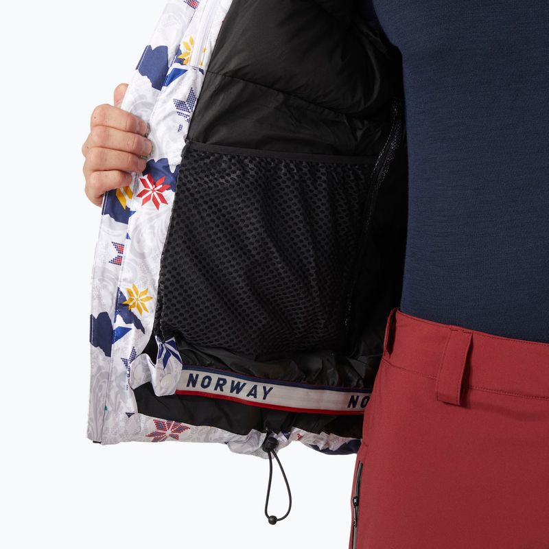 Pánská lyžařská bunda Helly Hansen Kvitfjell Race Puffy white olympics 7