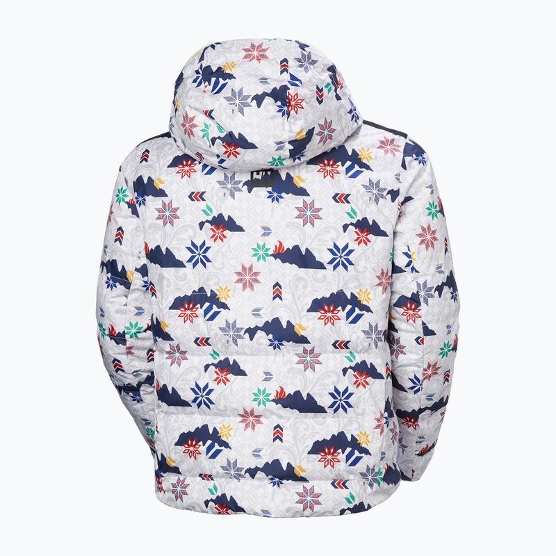 Pánská lyžařská bunda Helly Hansen Kvitfjell Race Puffy white olympics 10