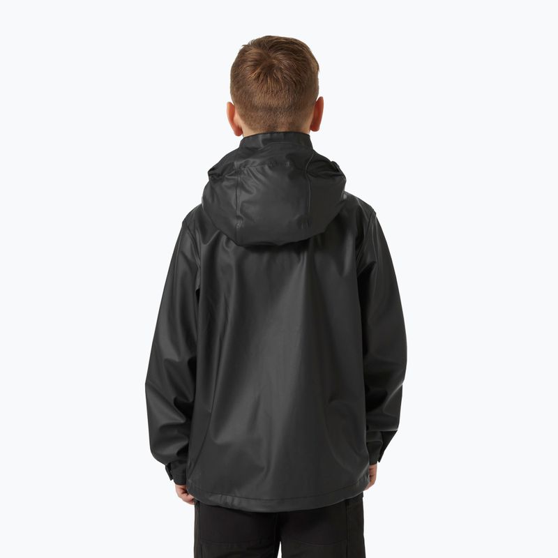 Dětská jachtařská bunda Helly Hansen Moss black 2