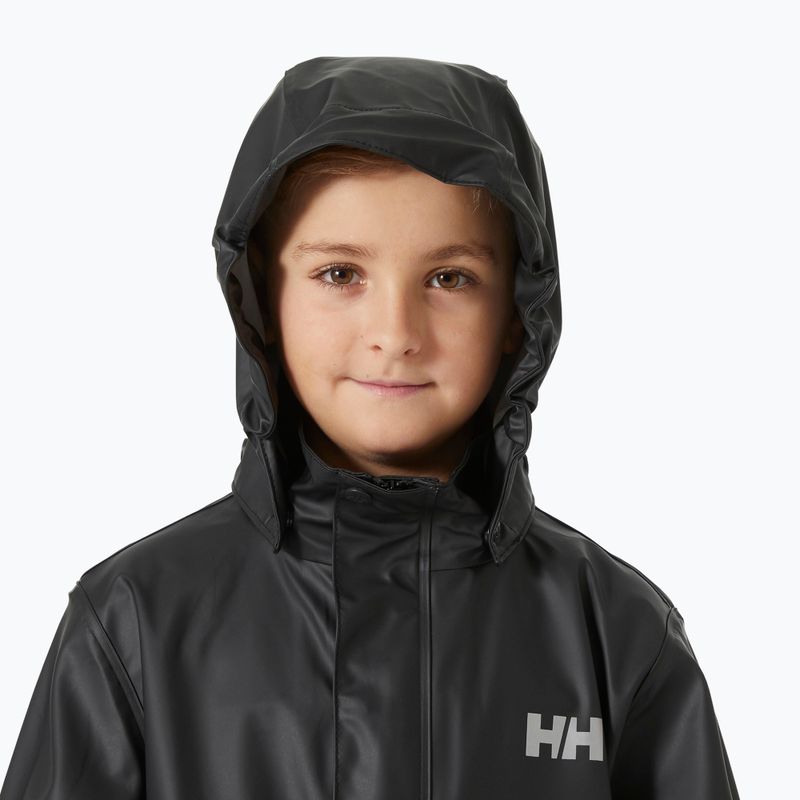 Dětská jachtařská bunda Helly Hansen Moss black 3
