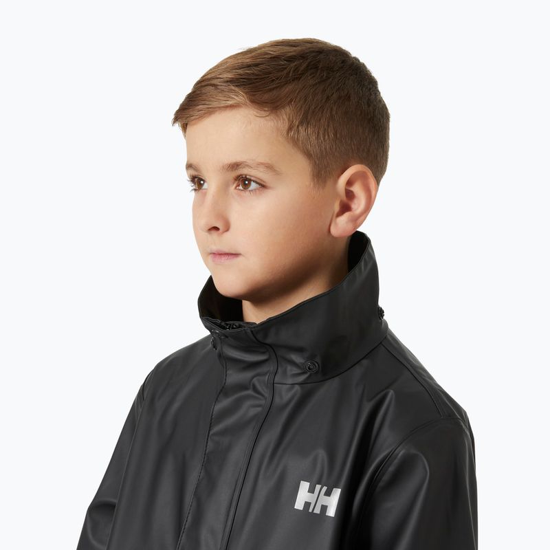 Dětská jachtařská bunda Helly Hansen Moss black 4