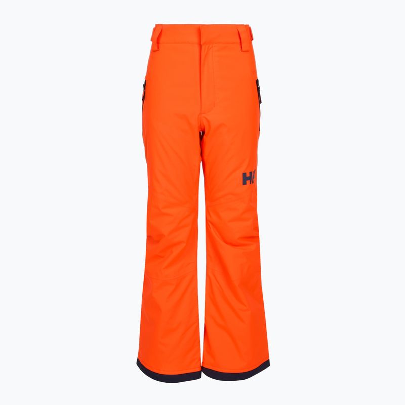 Dětské lyžařské kalhoty Helly Hansen Legendary neon orange 5