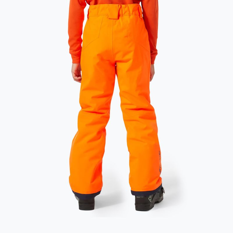 Dětské lyžařské kalhoty Helly Hansen Legendary neon orange 2