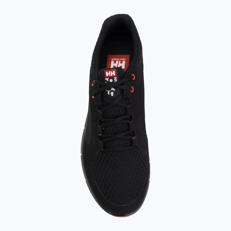 Pánské boty Helly Hansen Ahiga V4 Hydropower off black/alert red 5