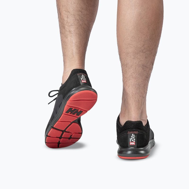 Pánské boty Helly Hansen Ahiga V4 Hydropower off black/alert red 9