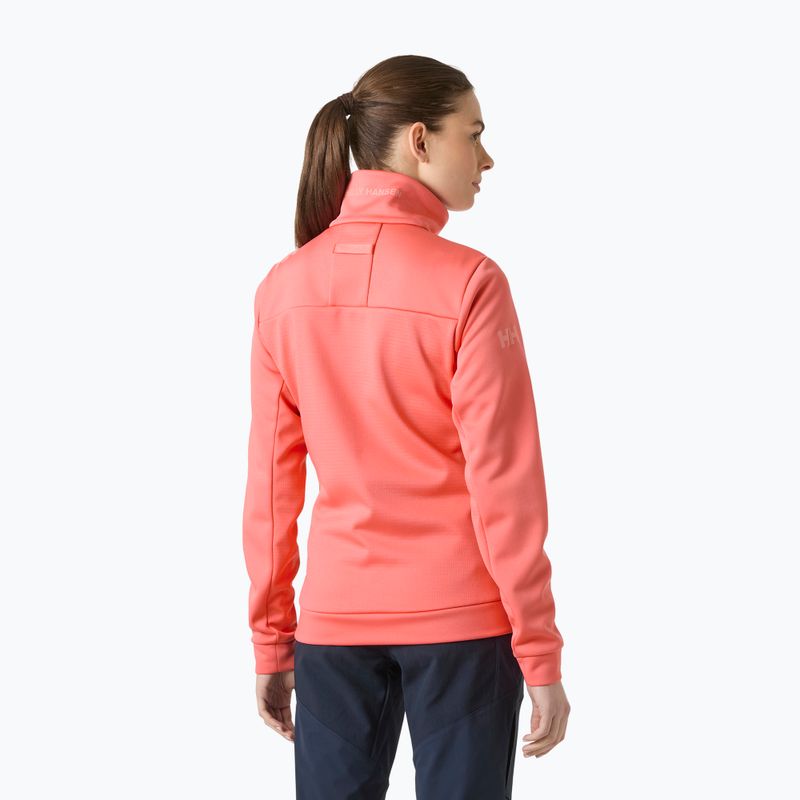 Dámská jachtařská mikina Helly Hansen Crew Fleece sunset pink 2