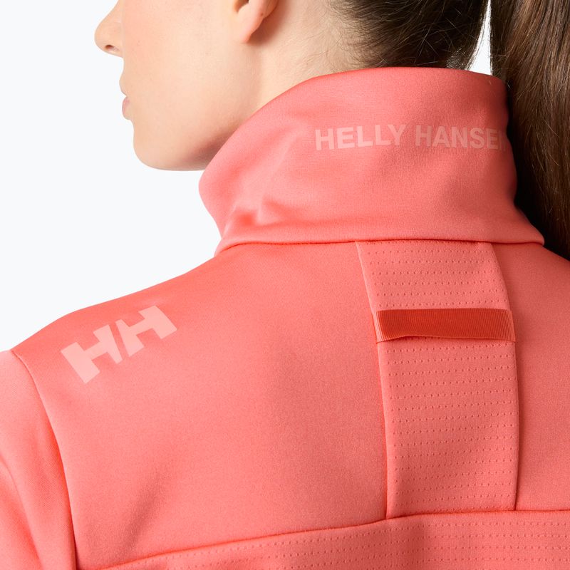Dámská jachtařská mikina Helly Hansen Crew Fleece sunset pink 4