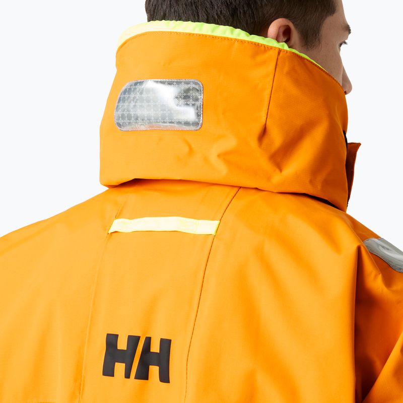 Pánská jachtařská bunda Helly Hansen Skagen Offshore ignite orange 4