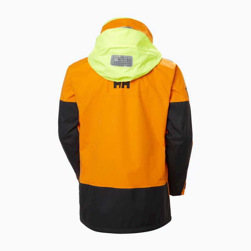 Pánská jachtařská bunda Helly Hansen Skagen Offshore ignite orange 11