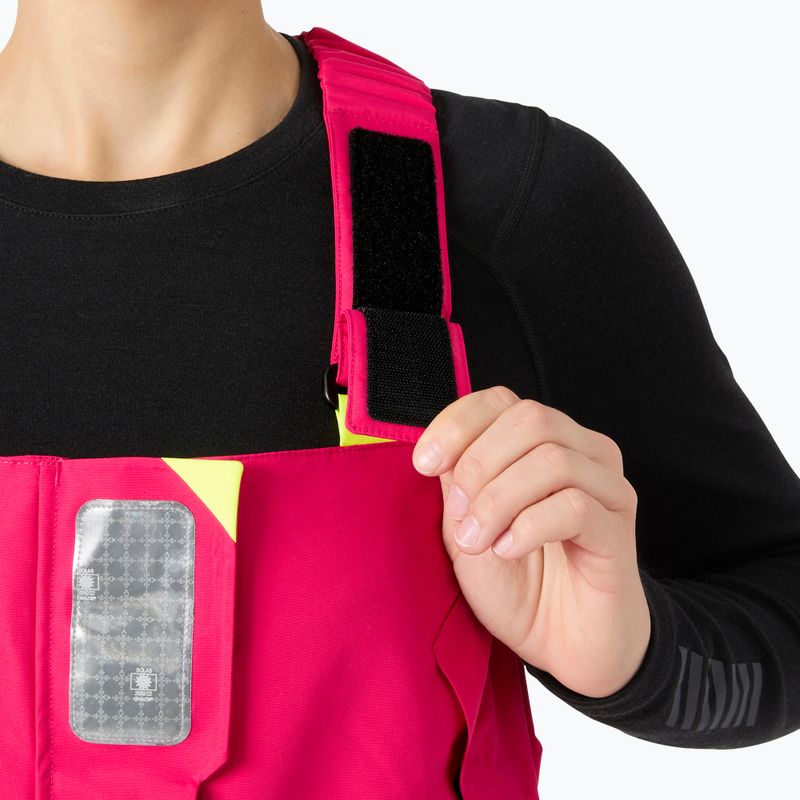 Dámské jachtařské kalhoty Helly Hansen Skagen Offshore Bib cranberry 3