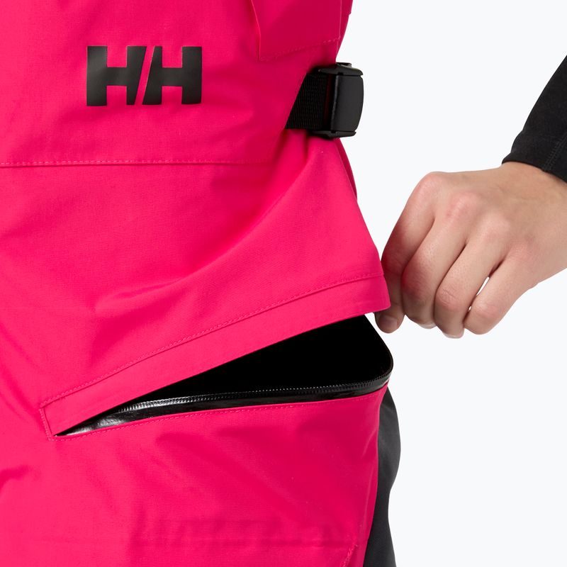 Dámské jachtařské kalhoty Helly Hansen Skagen Offshore Bib cranberry 5