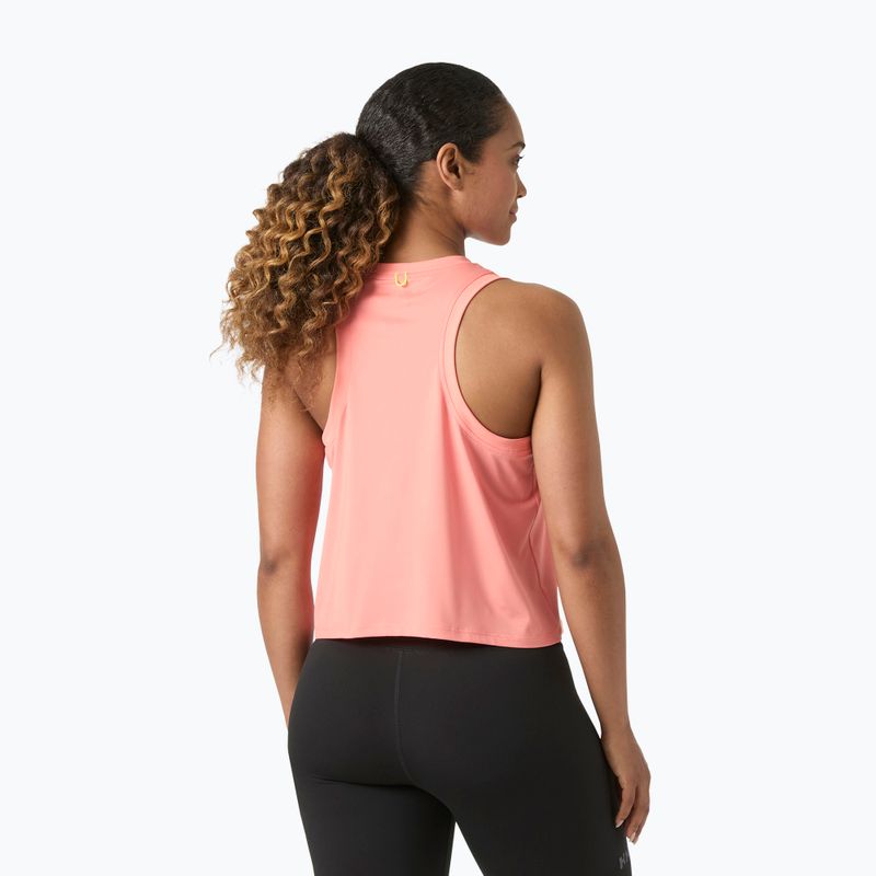Dámské tričko Helly Hansen Ocean Cropped Tank Top coral almond 2