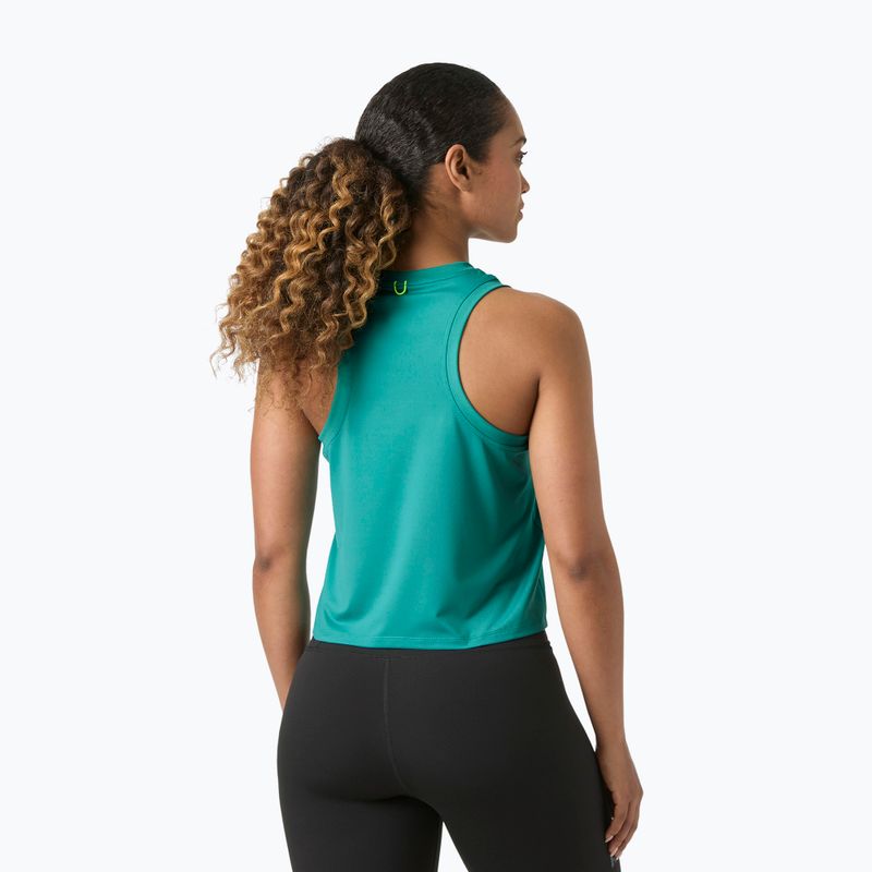 Dámské tričko Helly Hansen Ocean Cropped Tank Top dark mint 2