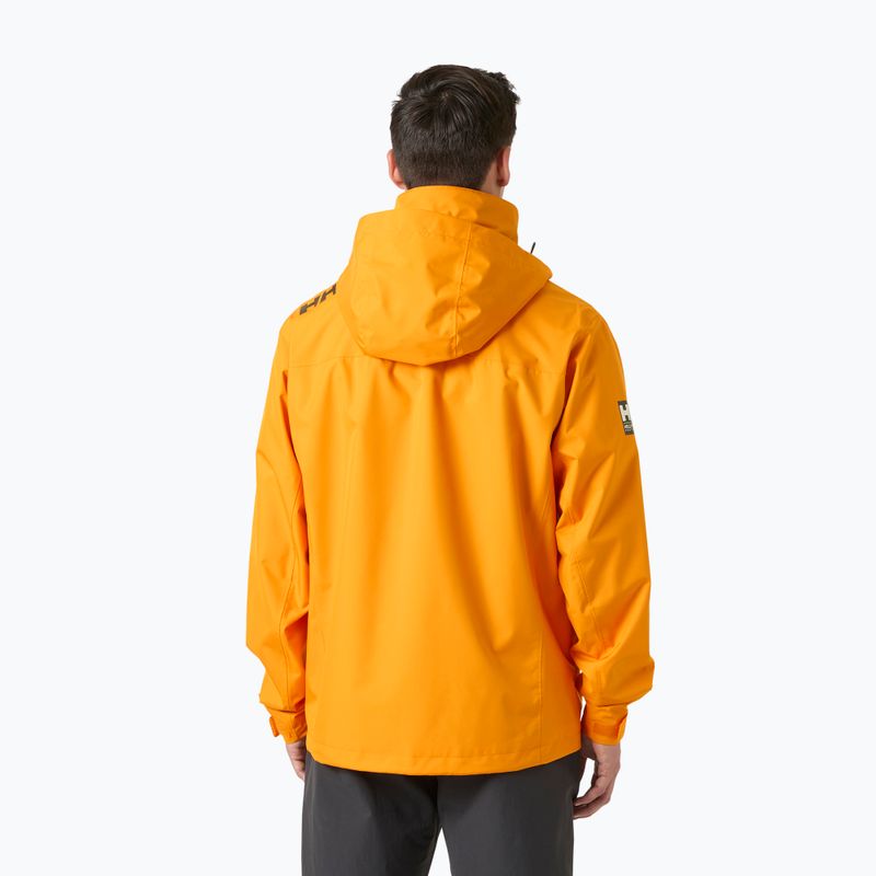 Pánská jachtařská bunda Helly Hansen Crew Hooded 2.0 ignite orange 2