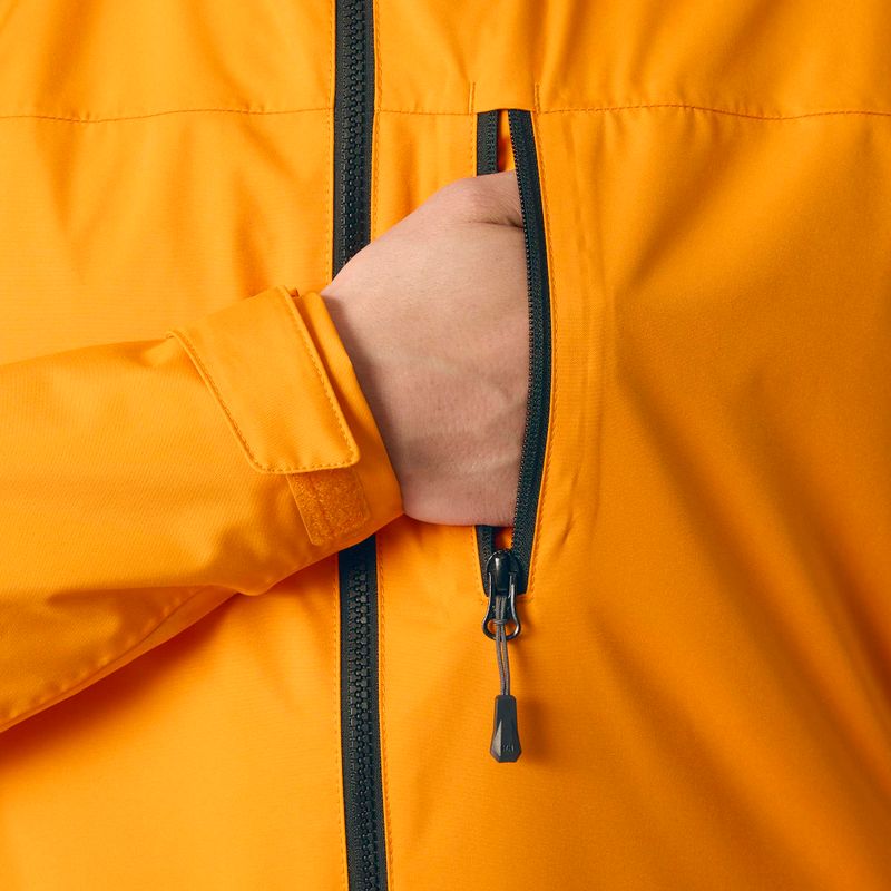 Pánská jachtařská bunda Helly Hansen Crew Hooded 2.0 ignite orange 5