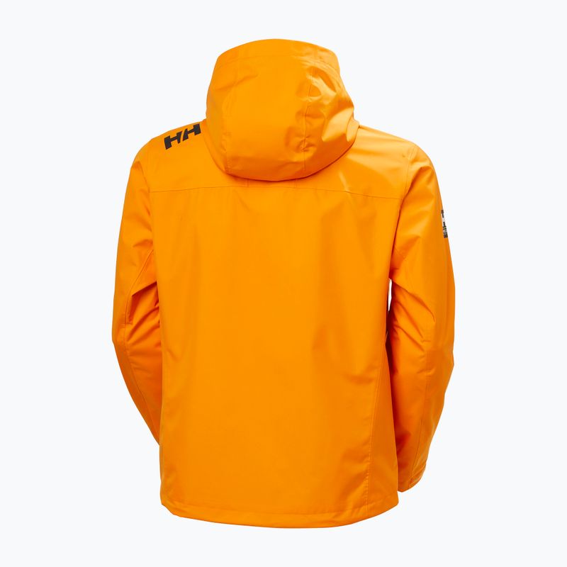 Pánská jachtařská bunda Helly Hansen Crew Hooded 2.0 ignite orange 8