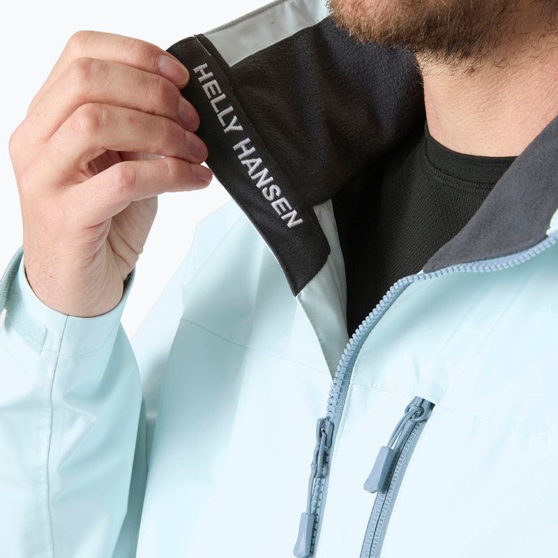Pánská jachtařská bunda Helly Hansen Crew Hooded 2.0 barely blue 4