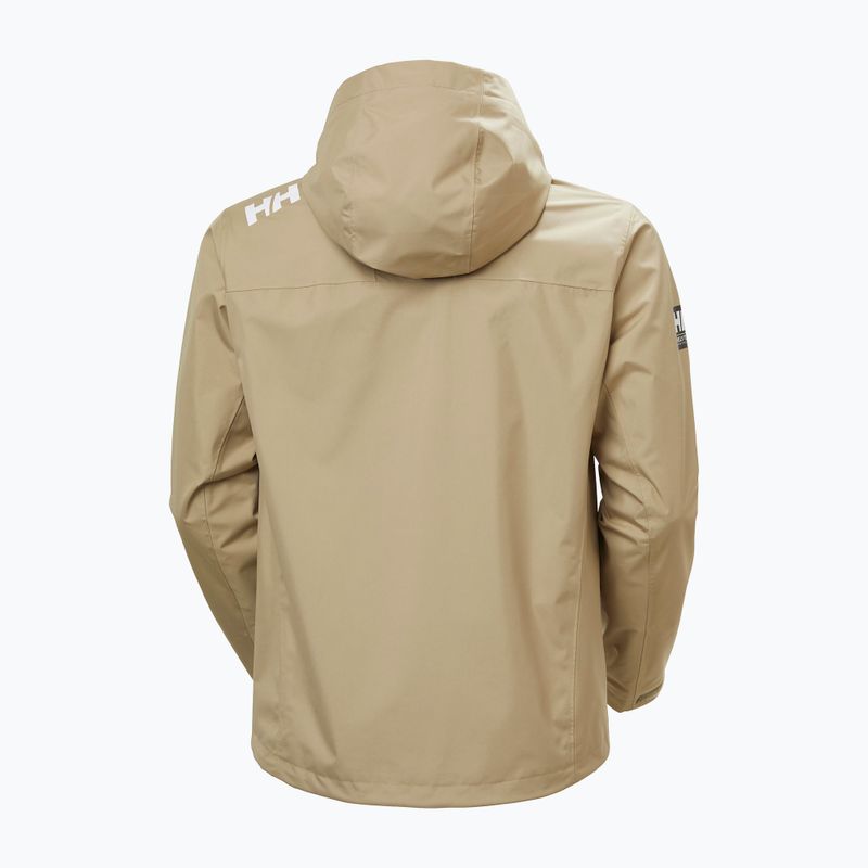 Pánská jachtařská bunda Helly Hansen Crew Hooded 2.0 pebble 9