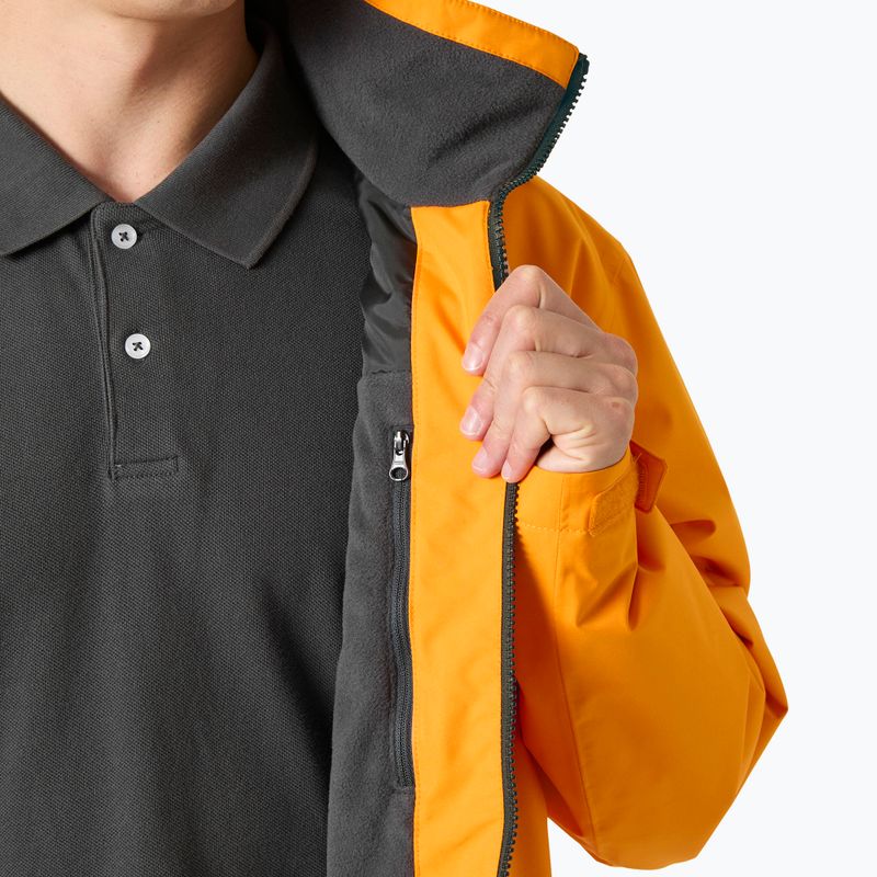 Pánská jachtařská bunda Helly Hansen Crew Midlayer 2 ignite orange 3
