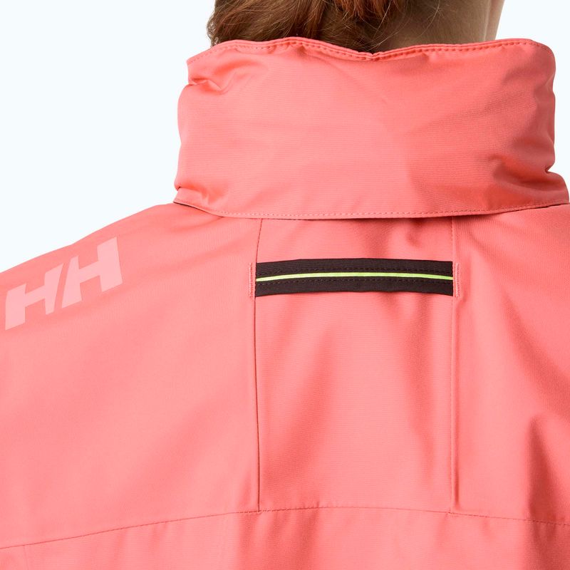 Dámská jachtařská bunda Helly Hansen Crew Hooded 2.0 sunset pink 4