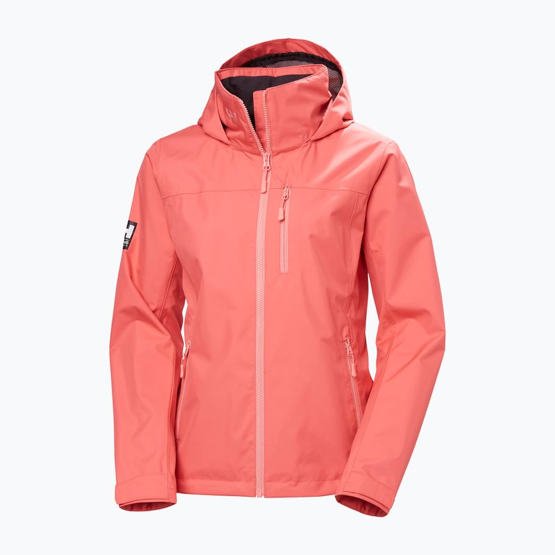 Dámská jachtařská bunda Helly Hansen Crew Hooded 2.0 sunset pink 8