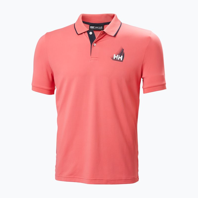 Pánské polo tričko Helly Hansen Hp Figari Polo sunset pink 5