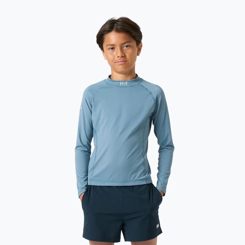 Dětské plavecké triko Longsleeve Helly Hansen Waterwear Rashguard Jr washed navy