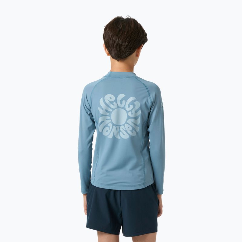 Dětské plavecké triko Longsleeve Helly Hansen Waterwear Rashguard Jr washed navy 2