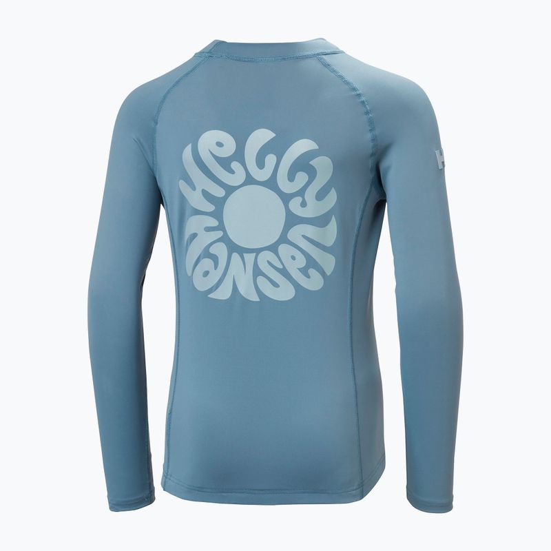 Dětské plavecké triko Longsleeve Helly Hansen Waterwear Rashguard Jr washed navy 6