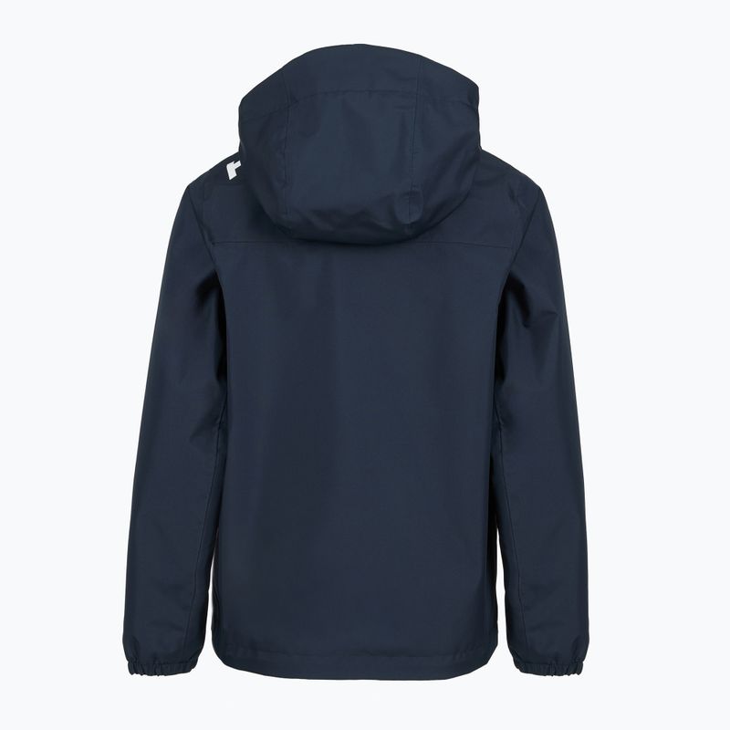 Dětská jachtařská bunda Helly Hansen Crew Hooded Jr 41813 navy 2