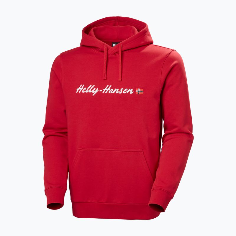 Pánská mikina Helly Hansen Core Graphic Hoodie red 5