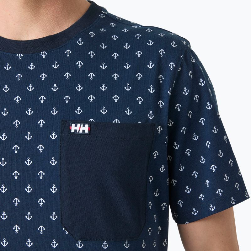 Pánské tričko Helly Hansen Hudson navy aop 3