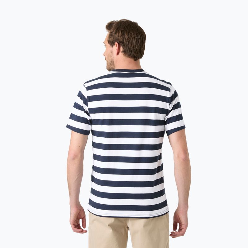 Pánské tričko Helly Hansen Hudson navy stripe 2