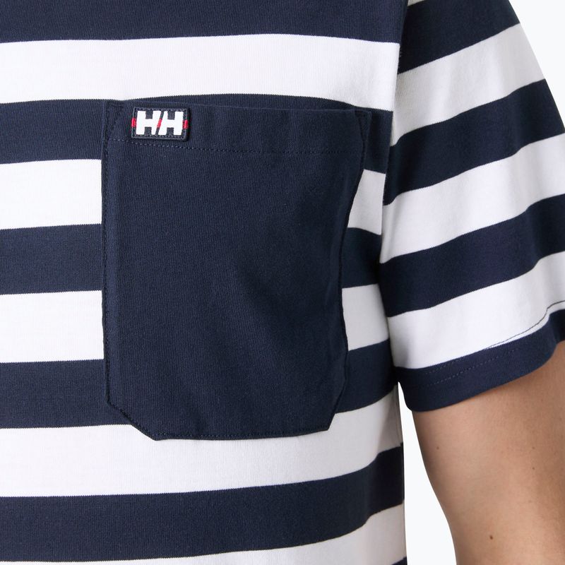 Pánské tričko Helly Hansen Hudson navy stripe 3