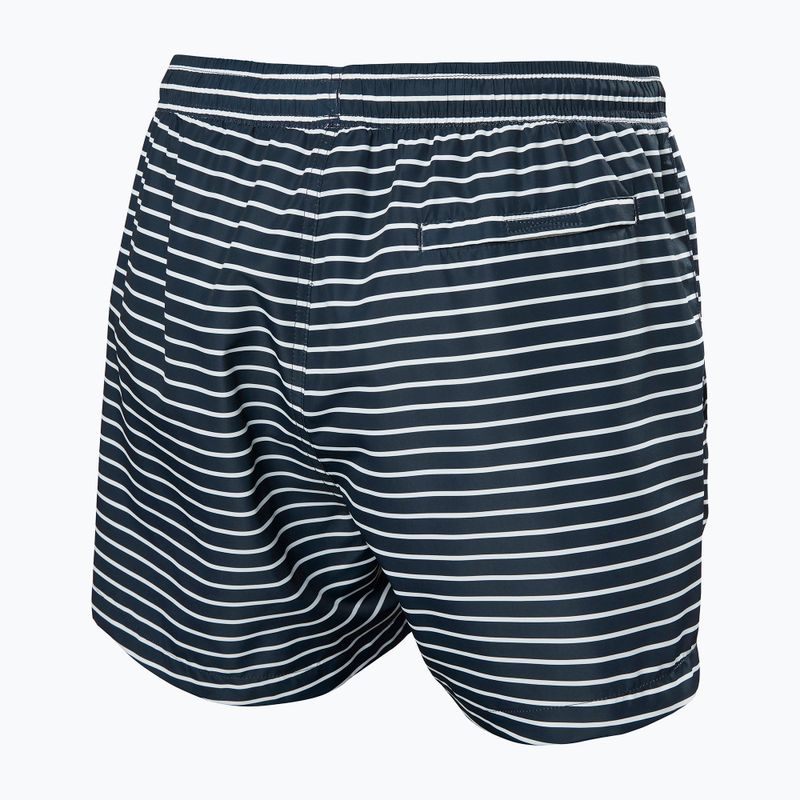 Pánské jachtařské šortky Helly Hansen Newport Trunk 4.5" navy stripe aop 2