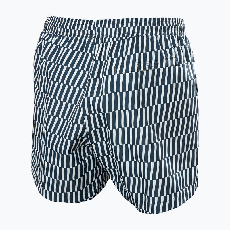 Pánské jachtařské šortky Helly Hansen Newport Trunk 4.5" navy offset stripe aop 6
