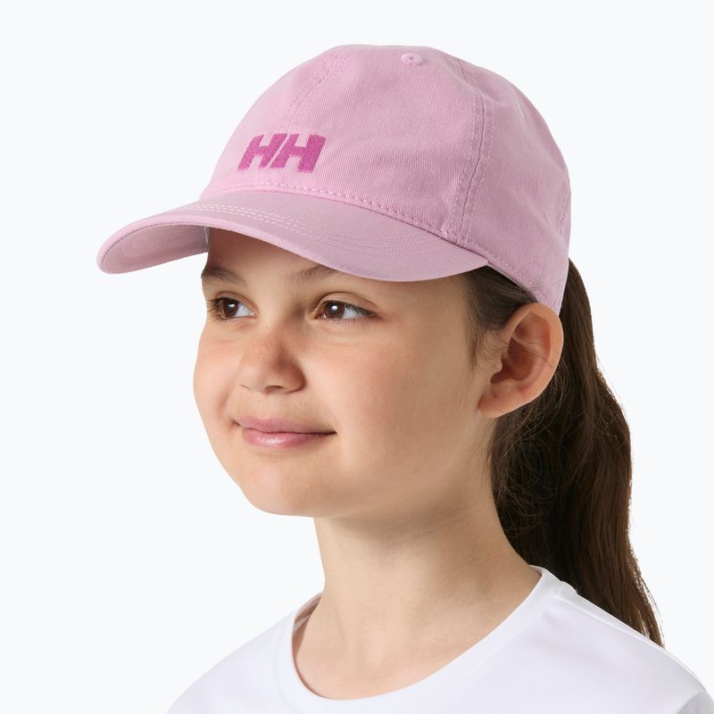 Dětská kšiltovka Helly Hansen Logo Jr pink lavender 3