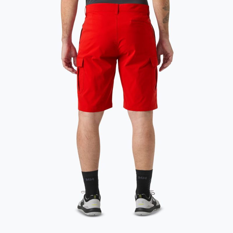 Pánské jachtařské šortky Helly Hansen QD Cargo 11" red 2